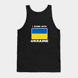 I stand with Ukraine Tank Top